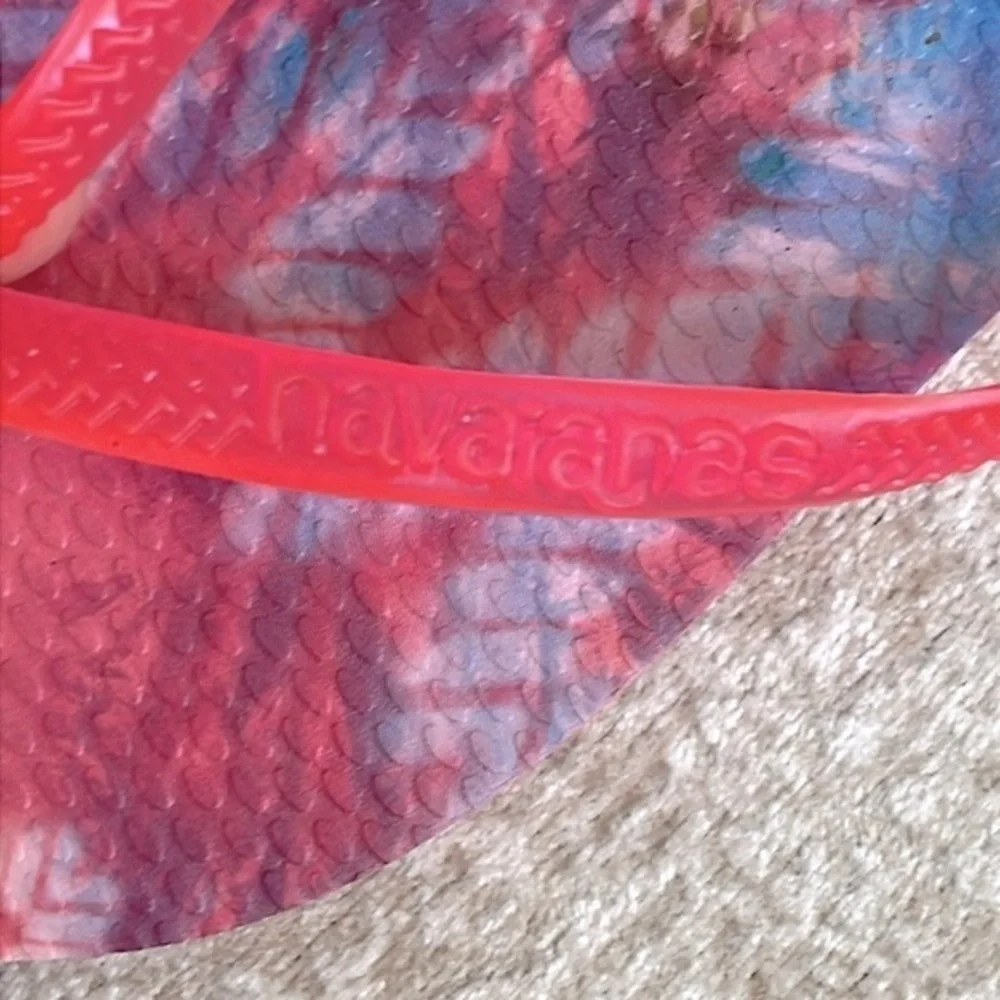 Brand New Havaianas Set of 2 Pairs of Flip Flops Frozen Anna Elsa Disney Pink